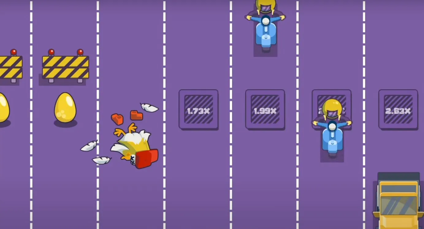 chicken cross demo