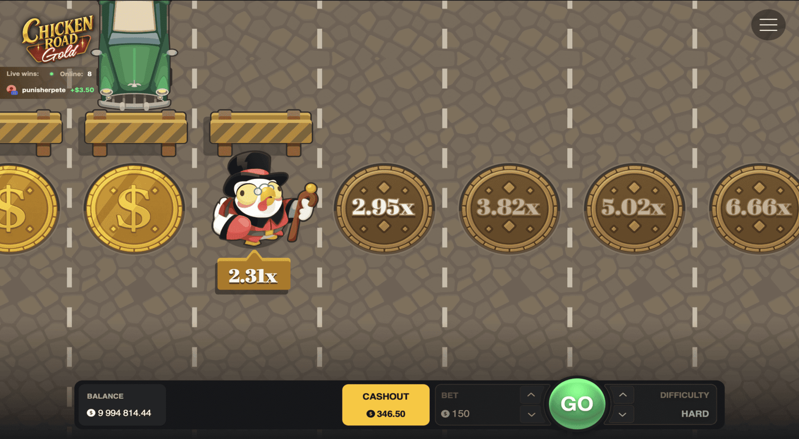 Chicken Road Gold Demo