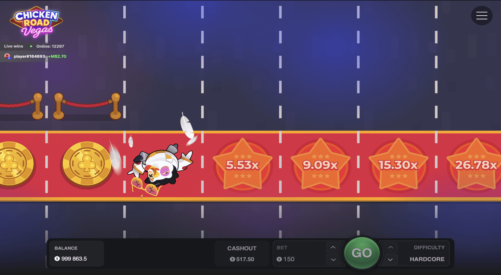 Chicken Road Vegas ডেমো