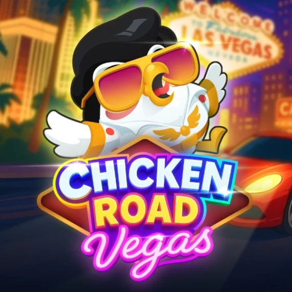 Chicken Road Vegas: acción con pollos de neón de InOut Games